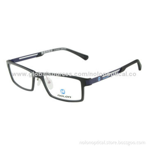 Ultem Optical Eyeglasses Full Rim Metal Temple
